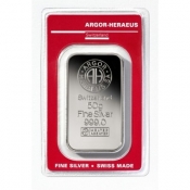 Stříbrný slitek Argor Heraeus 50 gramů