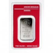 Stříbrný slitek Argor Heraeus 20 gramů