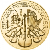 Zlatá mince Philharmoniker 1/10 Oz 